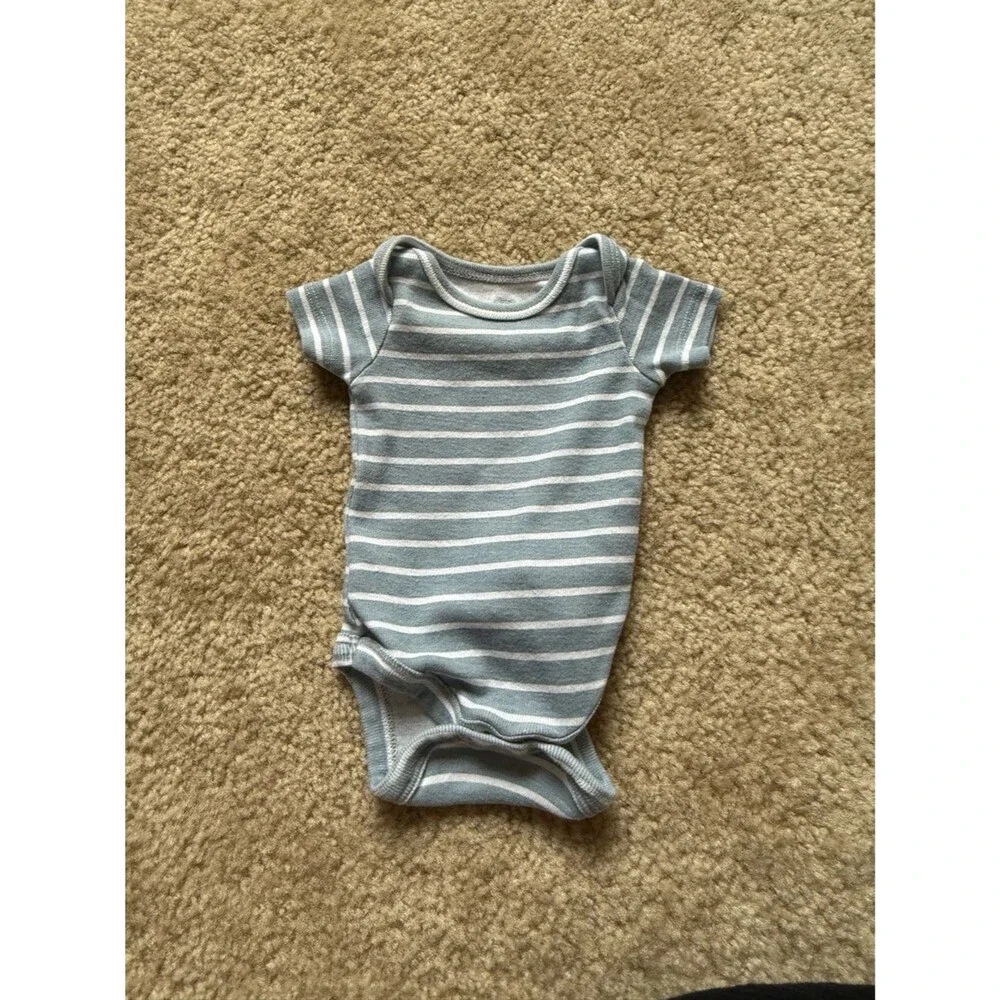 Baby Boy Newborn Short Sleeve Bodysuit Bundle (12 items)